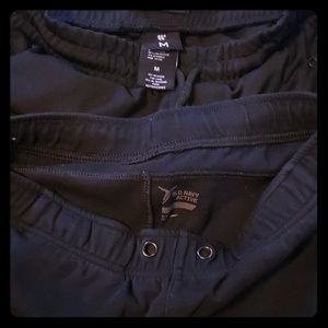 2 pairs of black joggers Men's